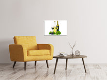 Load image into Gallery viewer, Canvas print White wine and red wine