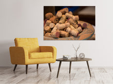 Load image into Gallery viewer, Canvas print Wine corks XL