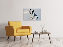 Load image into Gallery viewer, Canvas print Sweet French Bulldog