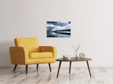 Load image into Gallery viewer, Canvas print Samuel Beckett Bridge with clouds