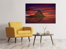 Load image into Gallery viewer, Canvas print Kirkjufell at sunset