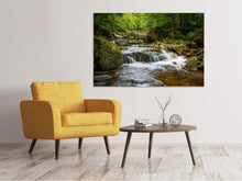 Load image into Gallery viewer, Canvas print Relaxation at the waterfall 2