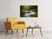 Load image into Gallery viewer, Canvas print Relaxation at the waterfall 2