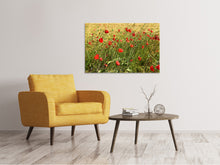 Load image into Gallery viewer, Canvas print The poppy in the wind