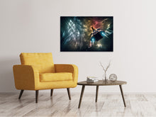 Load image into Gallery viewer, Canvas print On the way with the spaceship
