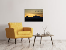 Load image into Gallery viewer, Canvas print The sunrise in the mountains
