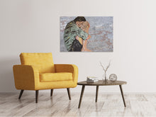 Load image into Gallery viewer, Canvas print The girl on the wall