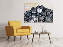 Load image into Gallery viewer, Canvas print The couple on the wall