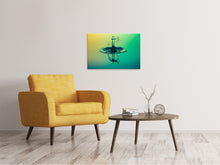 Load image into Gallery viewer, Canvas print The fascinating drop of water