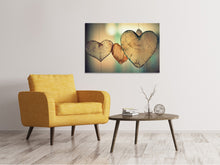 Load image into Gallery viewer, Canvas print Beautiful hearts