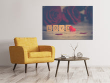 Load image into Gallery viewer, Canvas print Love in letters