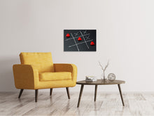 Load image into Gallery viewer, Canvas print Tic tac toe love