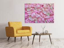Load image into Gallery viewer, Canvas print Rose petals in pink 2