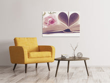 Load image into Gallery viewer, Canvas print The book of love