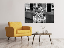 Load image into Gallery viewer, Canvas print Retro scooter