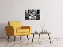 Load image into Gallery viewer, Canvas print Retro scooter