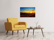Load image into Gallery viewer, Canvas print Sunset in the world of mountains