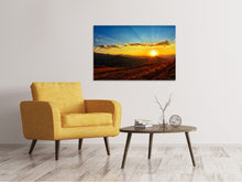 Load image into Gallery viewer, Canvas print Sunset in the world of mountains