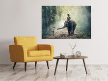 Load image into Gallery viewer, Canvas print The elephant at work