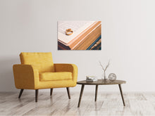 Load image into Gallery viewer, Canvas print The golden wedding rings