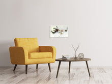 Load image into Gallery viewer, Canvas print Bridal Bouquet with wedding rings