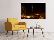 Load image into Gallery viewer, Canvas print At night in Dubai