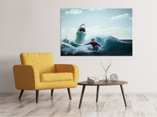 Load image into Gallery viewer, Canvas print Attention shark!