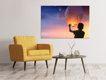 Load image into Gallery viewer, Canvas print light lanterns