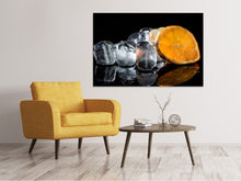 Load image into Gallery viewer, Canvas print Ice cubes with vitamin C