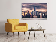 Load image into Gallery viewer, Canvas print Seattle at sunset