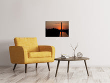 Load image into Gallery viewer, Canvas print Washington in the sunset