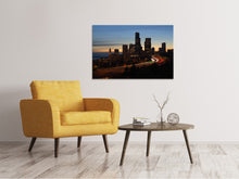 Load image into Gallery viewer, Canvas print Sunset in Seattle
