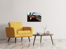 Load image into Gallery viewer, Canvas print Interior of a vintage car