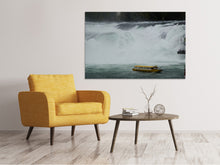 Load image into Gallery viewer, Canvas print Observation platform at the waterfall