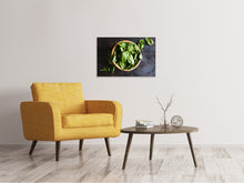Load image into Gallery viewer, Canvas print Leaves of basil
