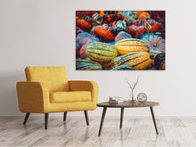 Load image into Gallery viewer, Canvas print Pumpkin types