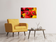 Load image into Gallery viewer, Canvas print Fresh sweet pepper