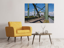 Load image into Gallery viewer, Canvas print Bridge in steel construction