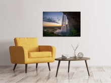 Load image into Gallery viewer, Canvas print Evening mood at the waterfall