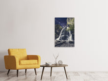 Load image into Gallery viewer, Canvas print Full moon at the waterfall