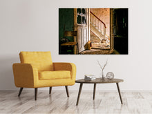 Load image into Gallery viewer, Canvas print Crumbled stairs