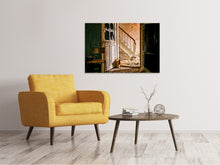 Load image into Gallery viewer, Canvas print Crumbled stairs