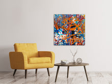 Load image into Gallery viewer, Canvas print Graffiti Ufos