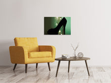 Load image into Gallery viewer, Canvas print Black high heel