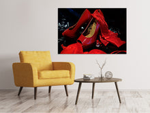 Load image into Gallery viewer, Canvas print Red high heels