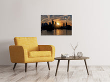 Load image into Gallery viewer, Canvas print Sunset on the skyline
