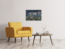 Load image into Gallery viewer, Canvas print Frankfurt in the evening dusk