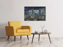 Load image into Gallery viewer, Canvas print Frankfurt in the evening dusk