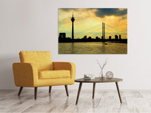 Load image into Gallery viewer, Canvas print Skyline in the evening light
