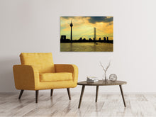 Load image into Gallery viewer, Canvas print Skyline in the evening light